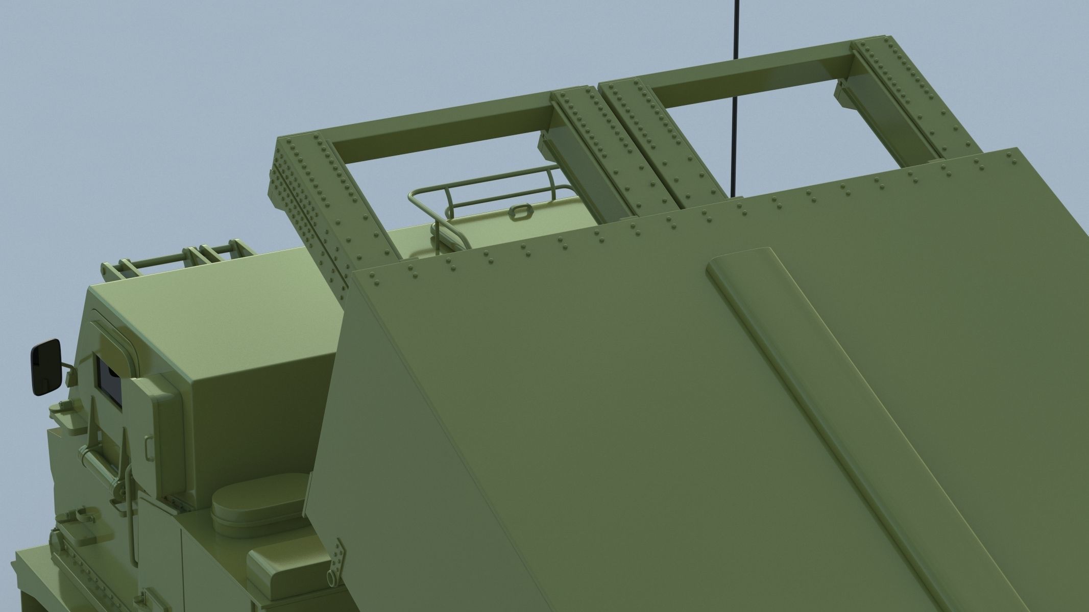 M270 Multiple Launch Rocket System 3D model_17