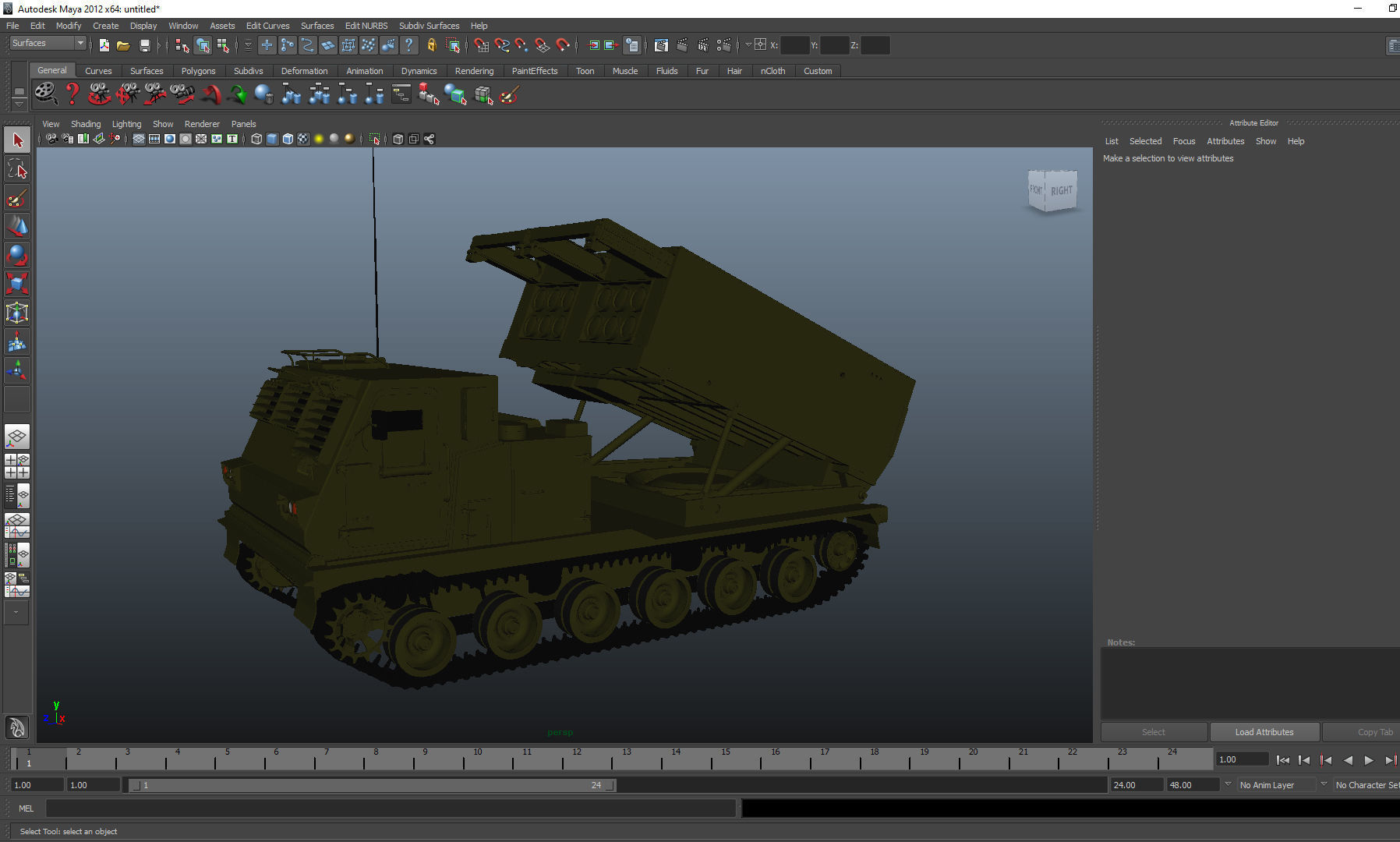 M270 Multiple Launch Rocket System 3D model_40