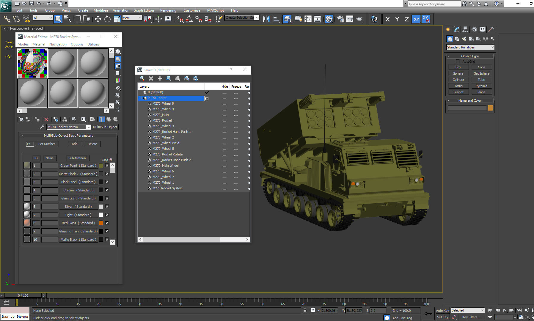 M270 Multiple Launch Rocket System 3D model_42