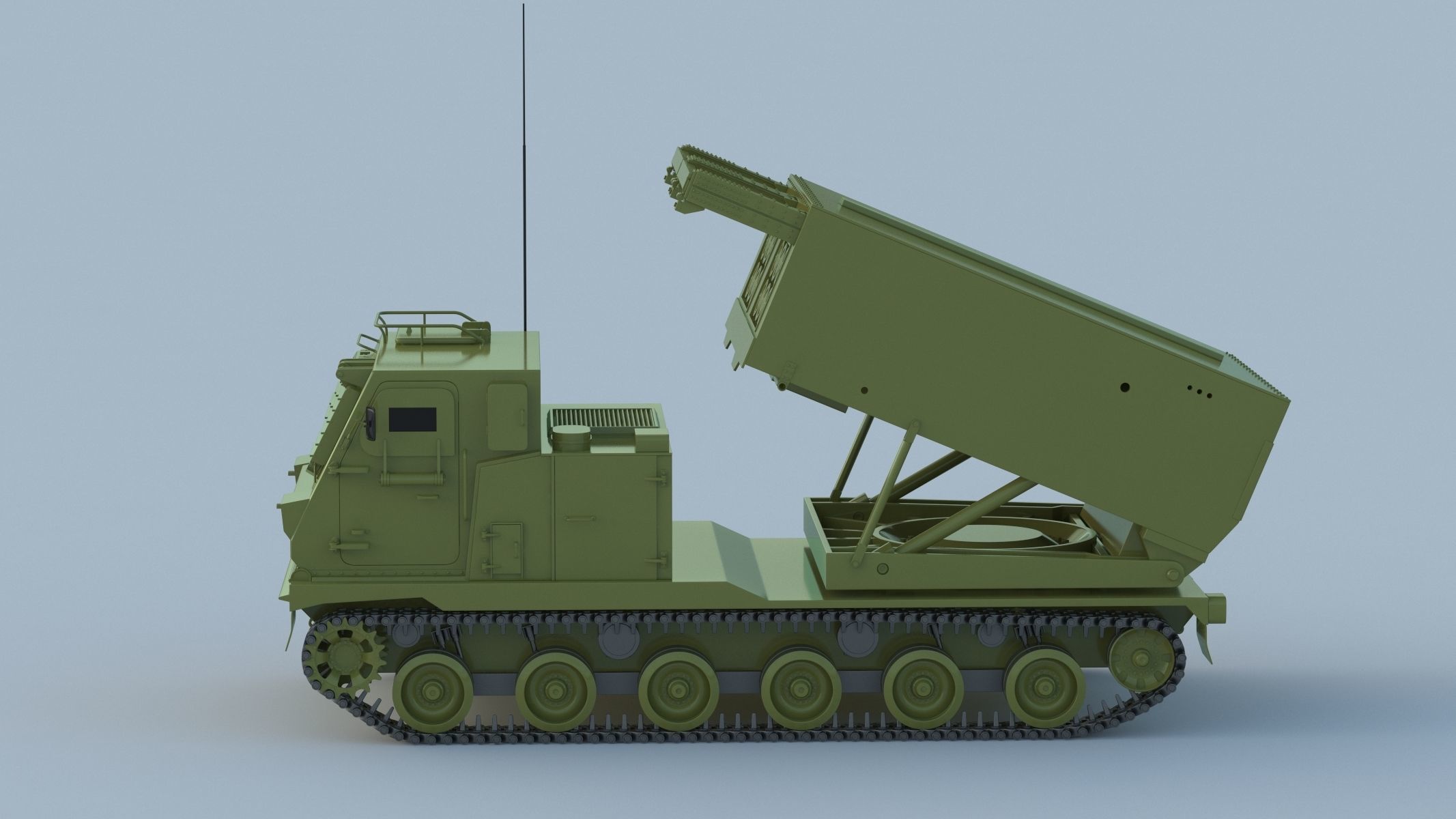 M270 Multiple Launch Rocket System 3D model_5
