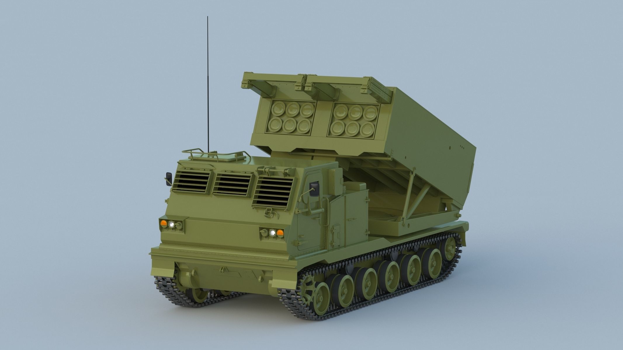 M270 Multiple Launch Rocket System 3D model_3