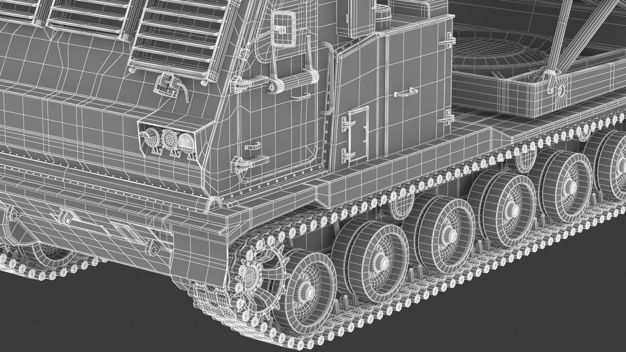 M270 Multiple Launch Rocket System 3D model_33