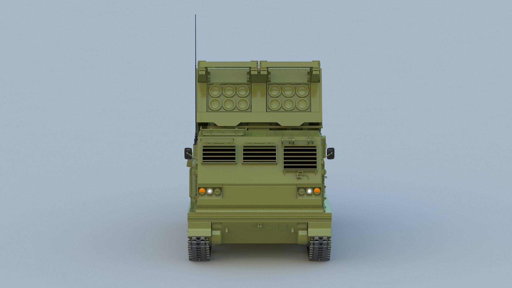 M270 Multiple Launch Rocket System 3D model_2