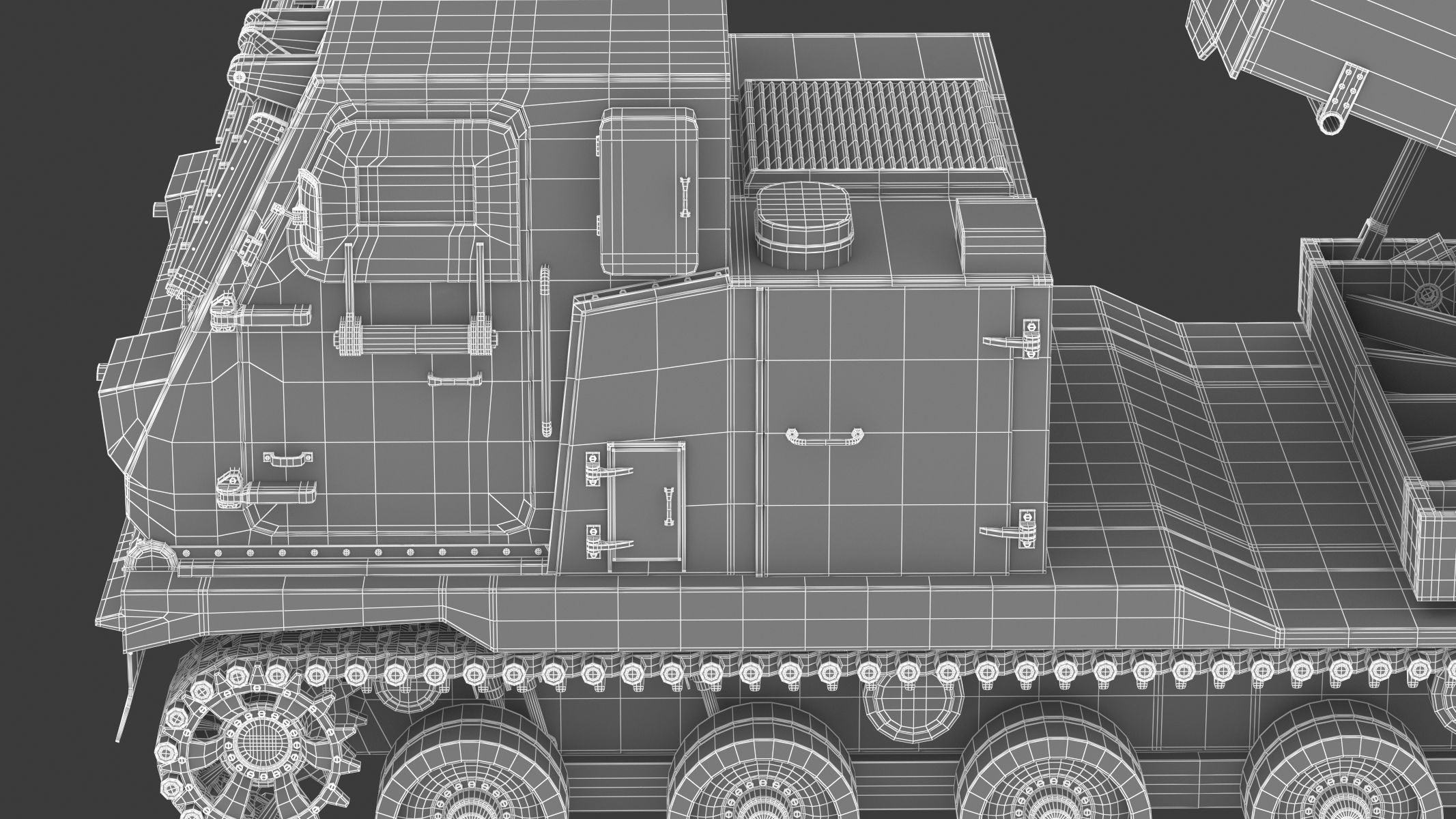 M270 Multiple Launch Rocket System 3D model_35