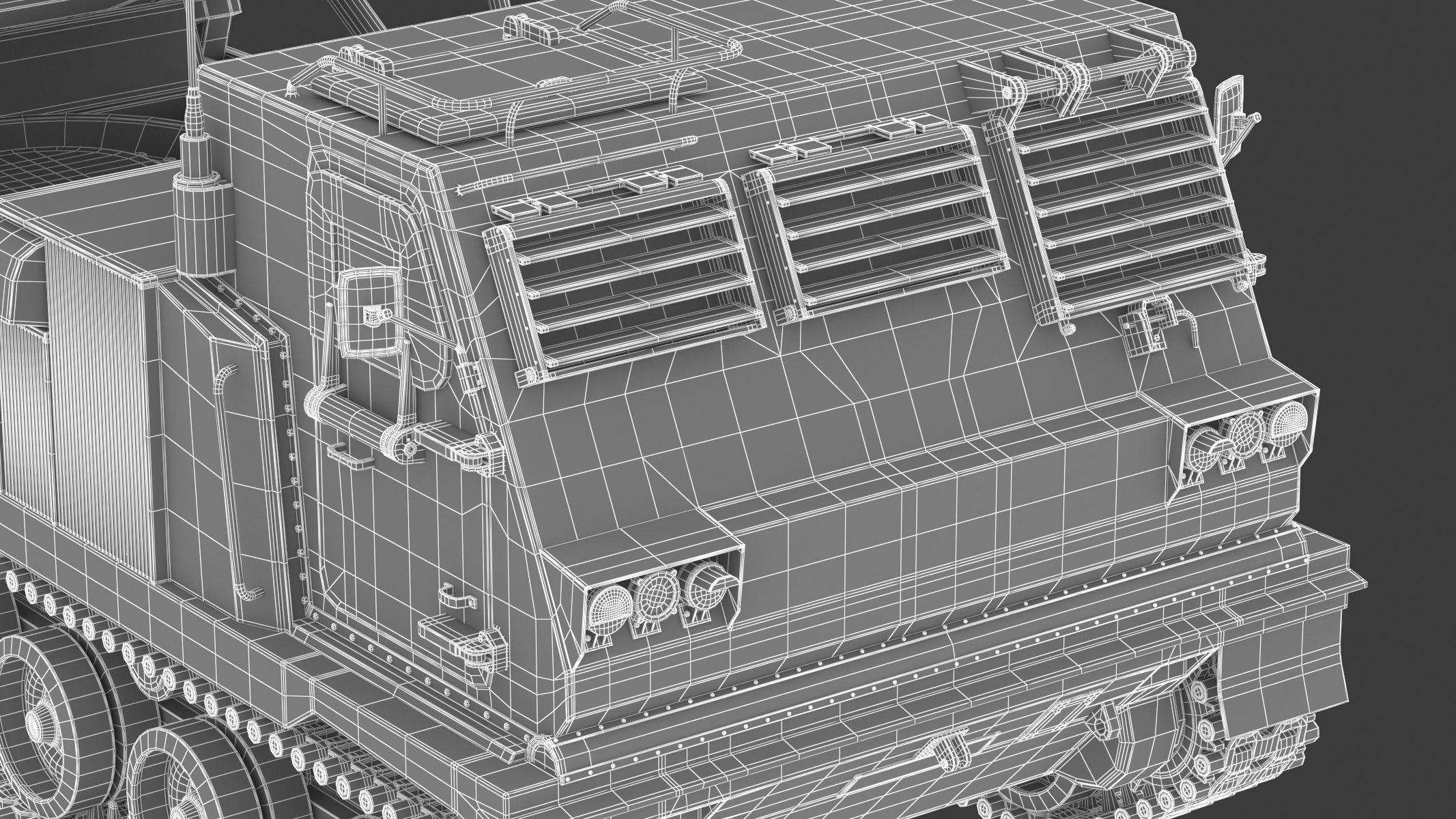 M270 Multiple Launch Rocket System 3D model_31