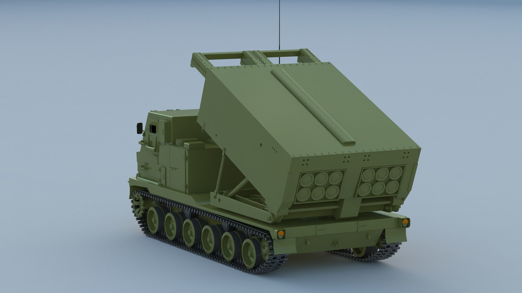 M270 Multiple Launch Rocket System 3D model_7
