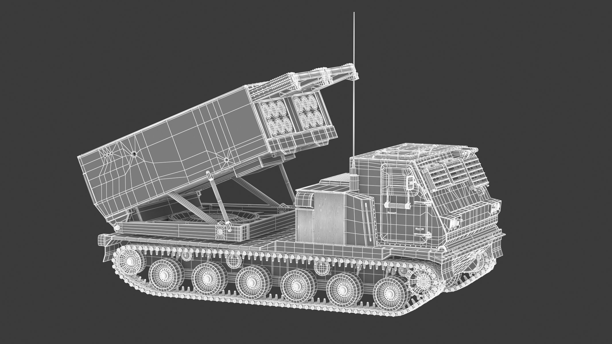M270 Multiple Launch Rocket System 3D model_20