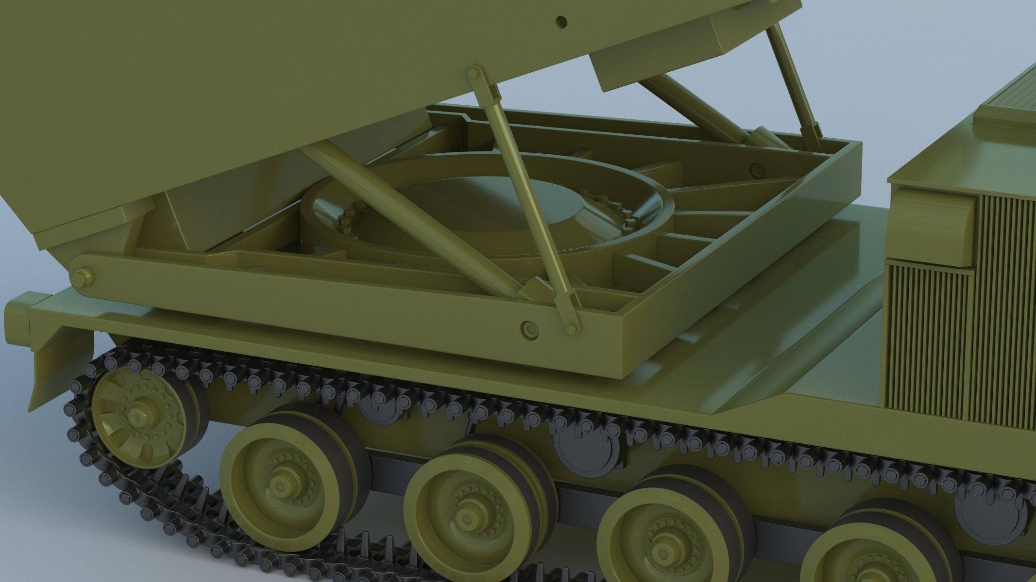 M270 Multiple Launch Rocket System 3D model_10