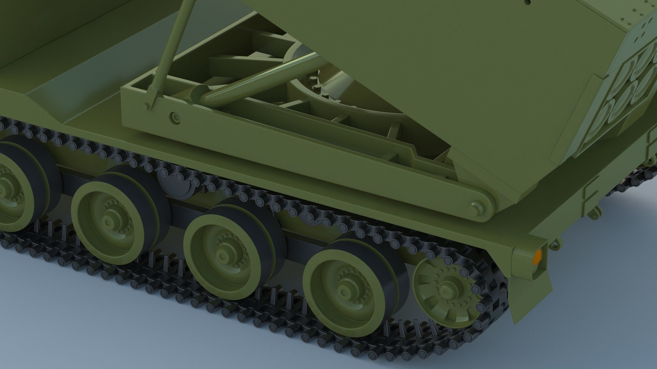 M270 Multiple Launch Rocket System 3D model_16