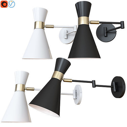 Light Society LS W305 BK 3D model