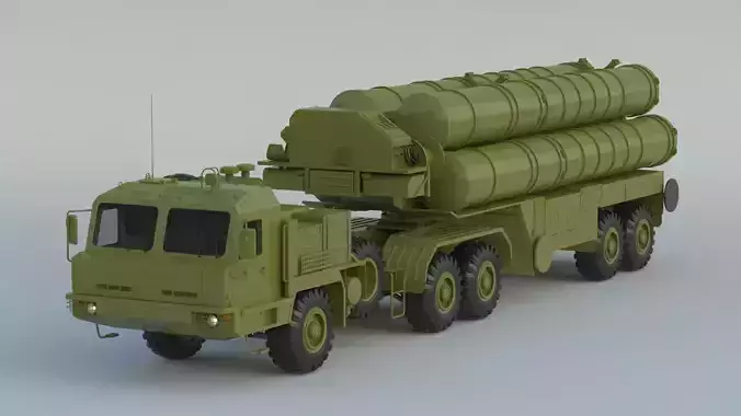 S-400 Missile System S-400 Triumf  SA-21 3D model