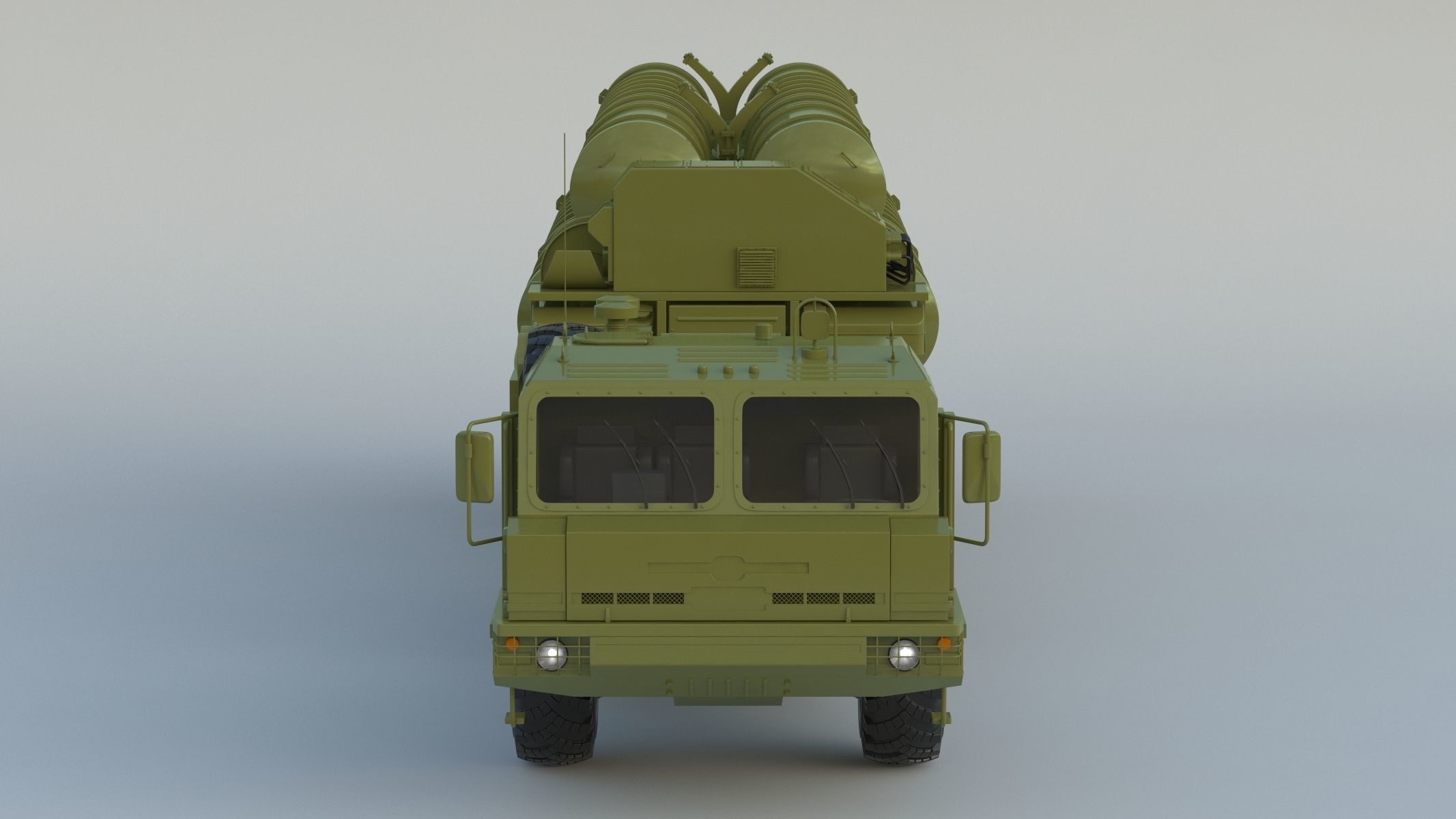 S-400 Missile System S-400 Triumf  SA-21 3D model_1