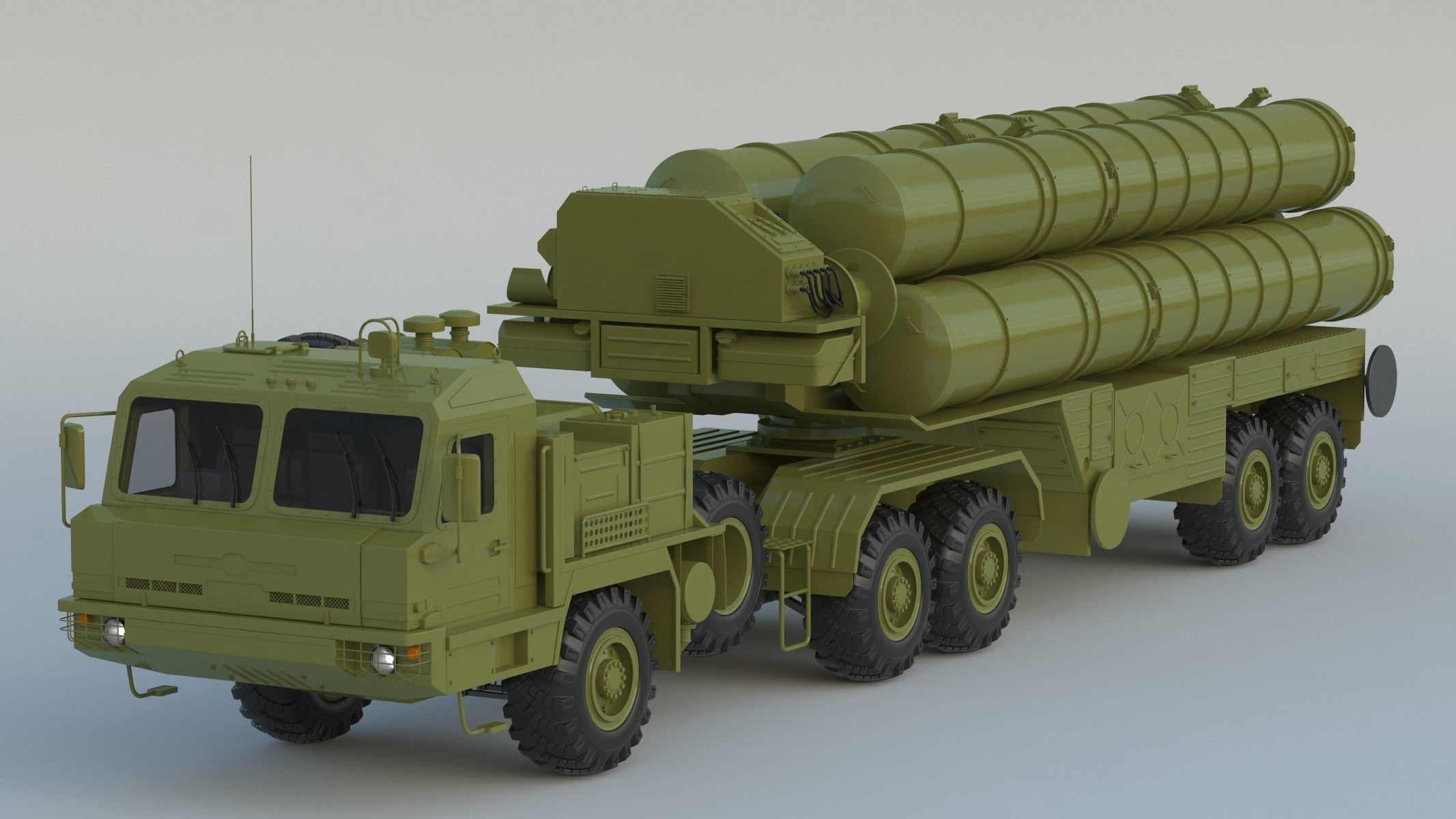 S-400 Missile System S-400 Triumf  SA-21 3D model_2