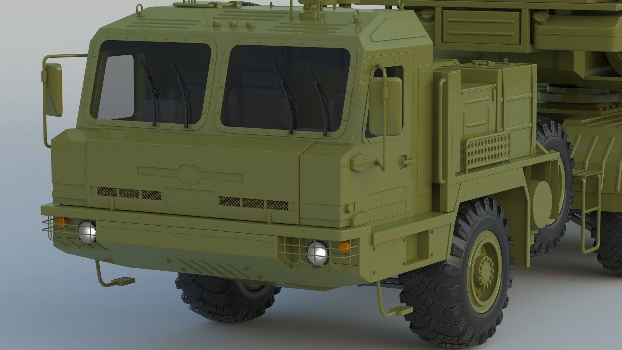 S-400 Missile System S-400 Triumf  SA-21 3D model_12