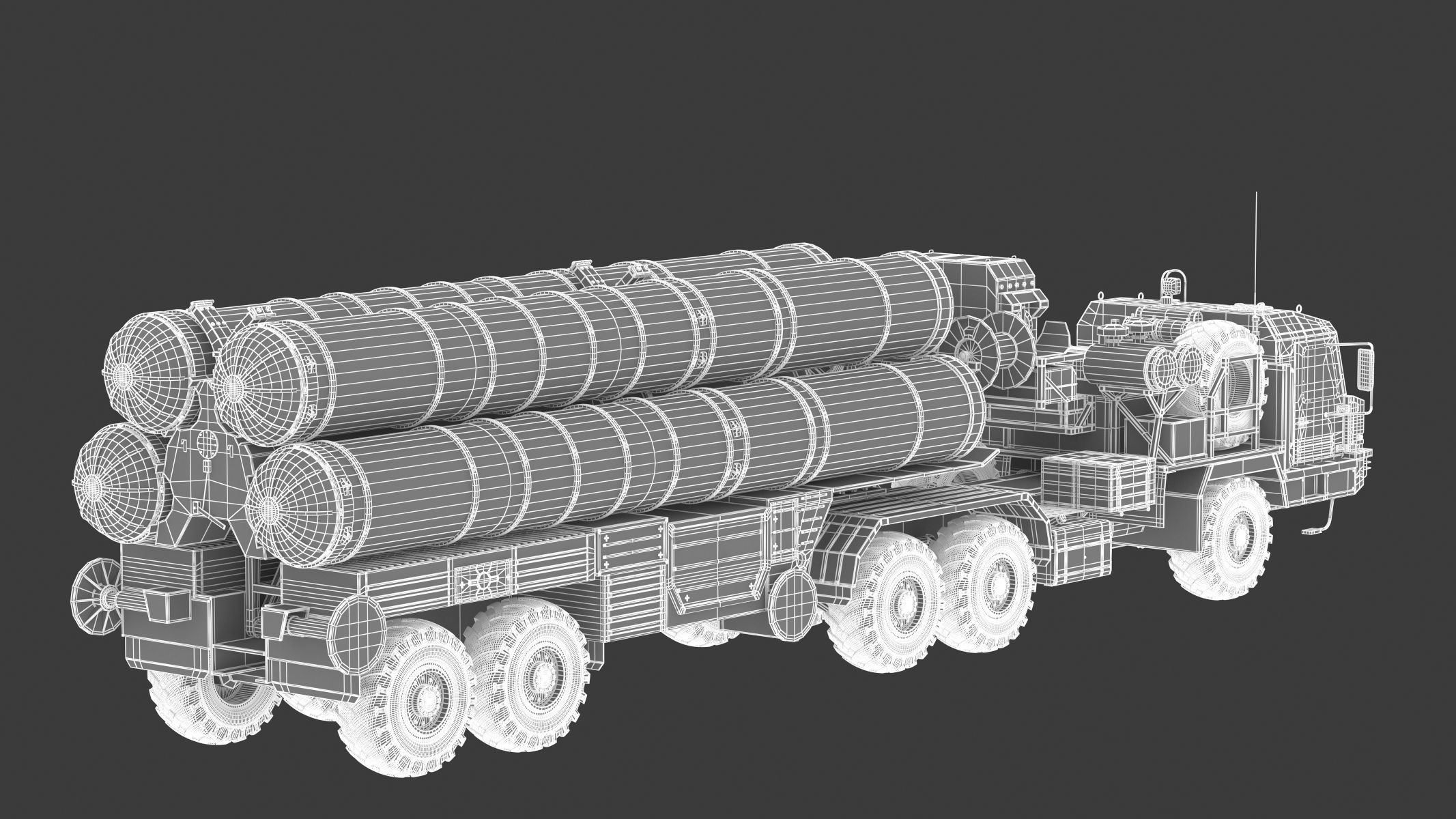 S-400 Missile System S-400 Triumf  SA-21 3D model_26