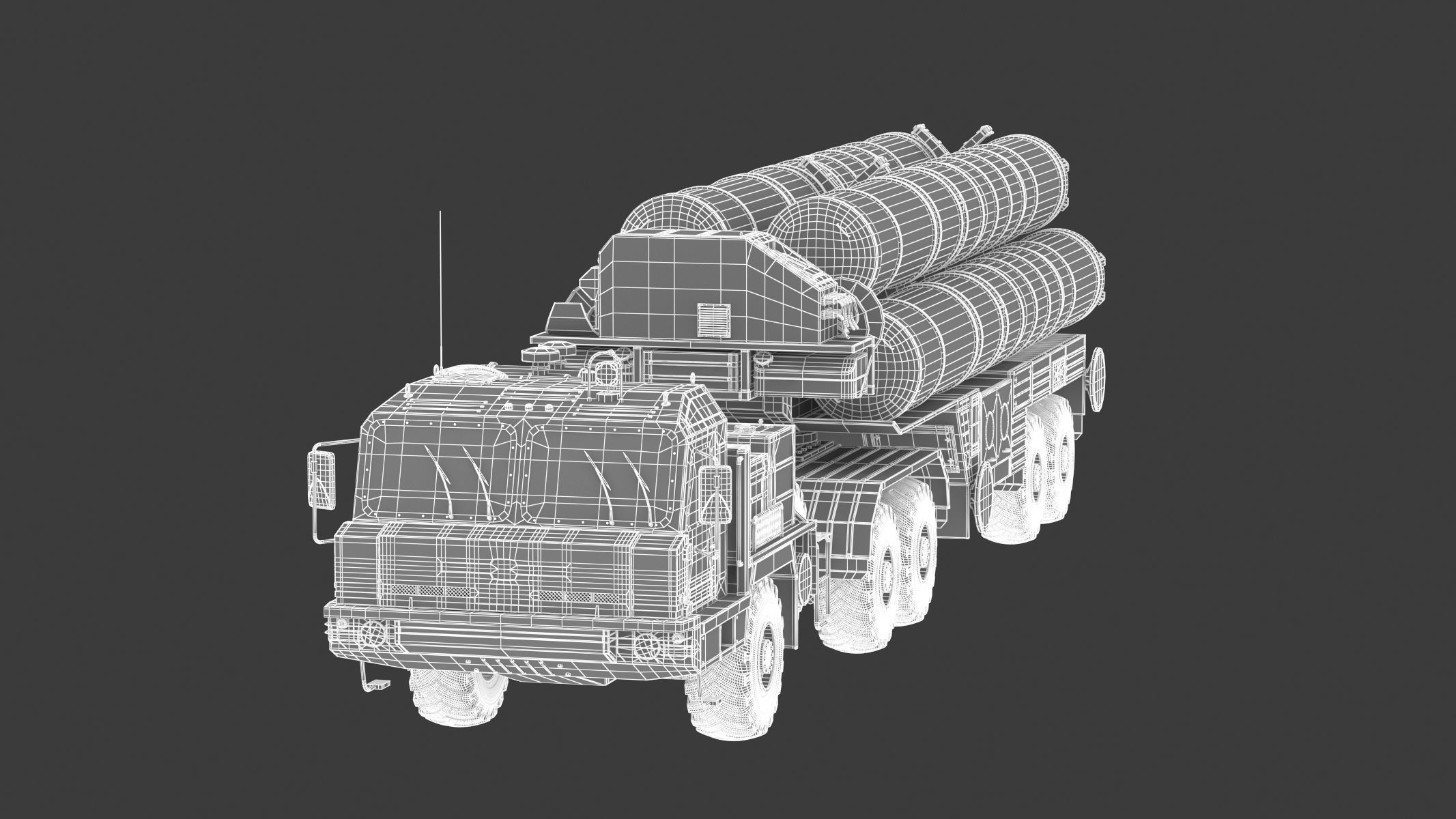 S-400 Missile System S-400 Triumf  SA-21 3D model_30