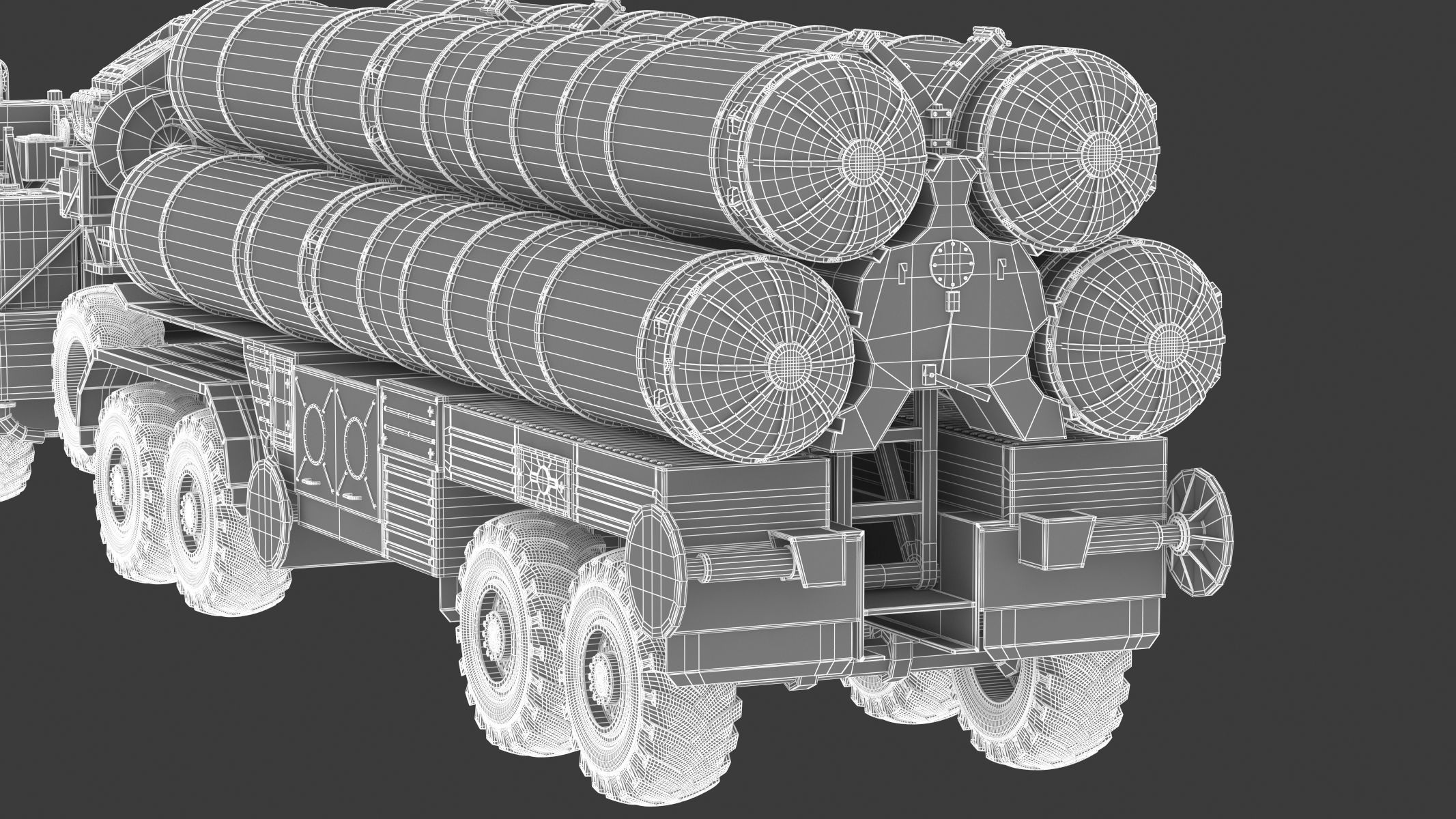 S-400 Missile System S-400 Triumf  SA-21 3D model_35