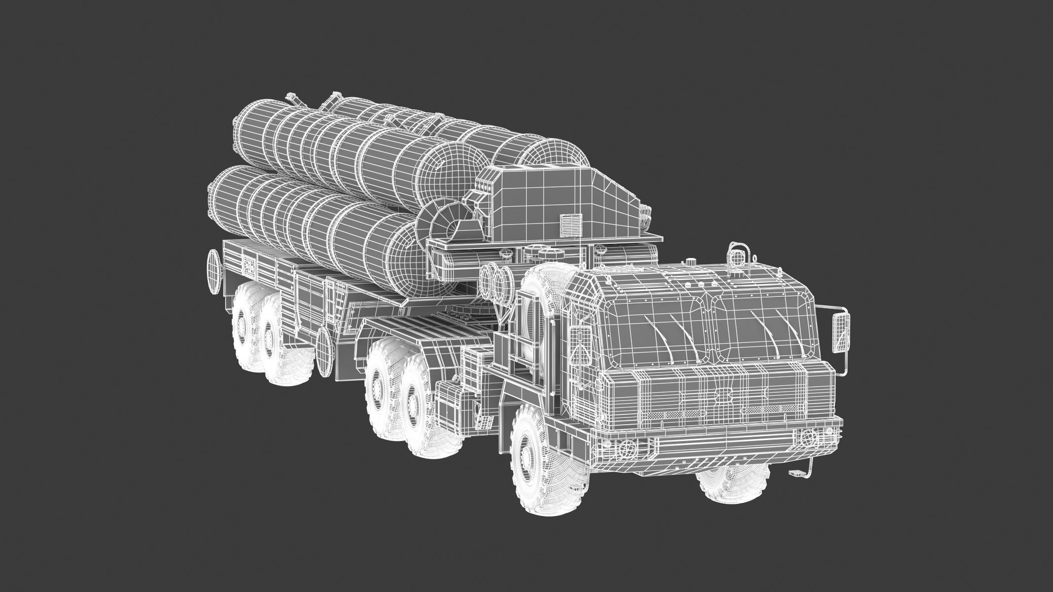 S-400 Missile System S-400 Triumf  SA-21 3D model_29