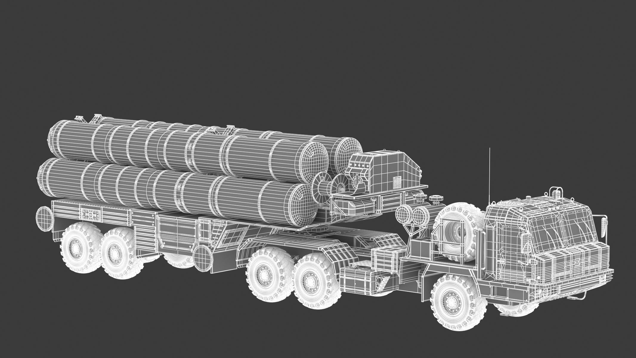 S-400 Missile System S-400 Triumf  SA-21 3D model_28