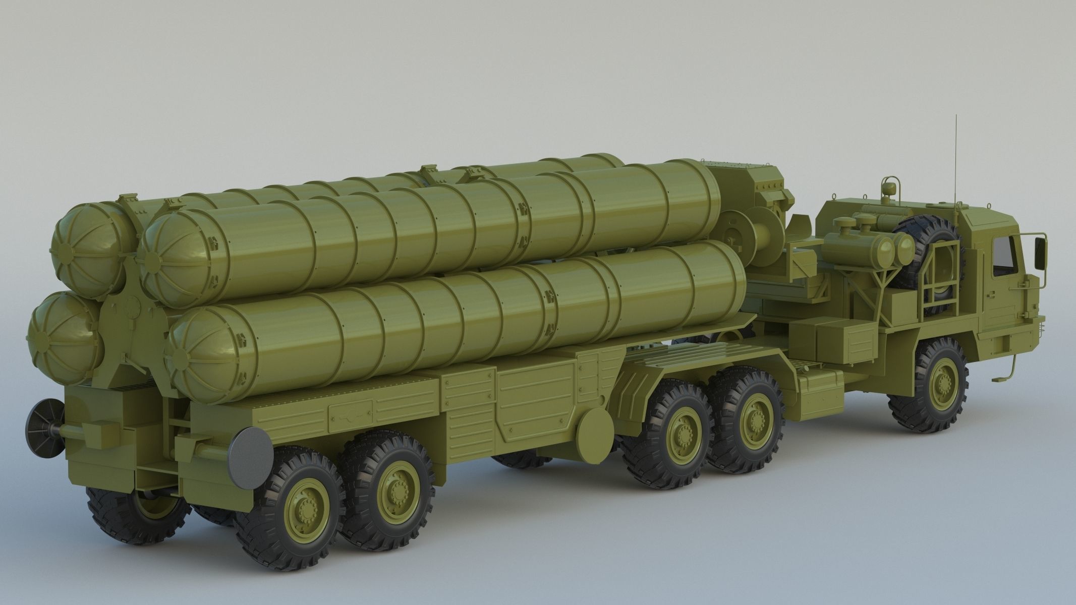 S-400 Missile System S-400 Triumf  SA-21 3D model_6