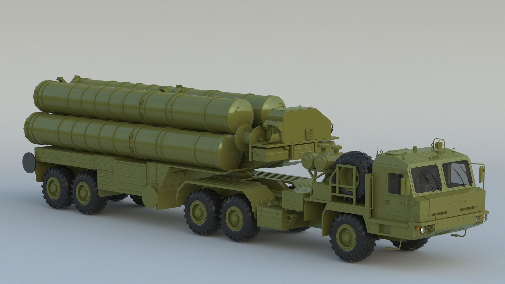S-400 Missile System S-400 Triumf  SA-21 3D model_8
