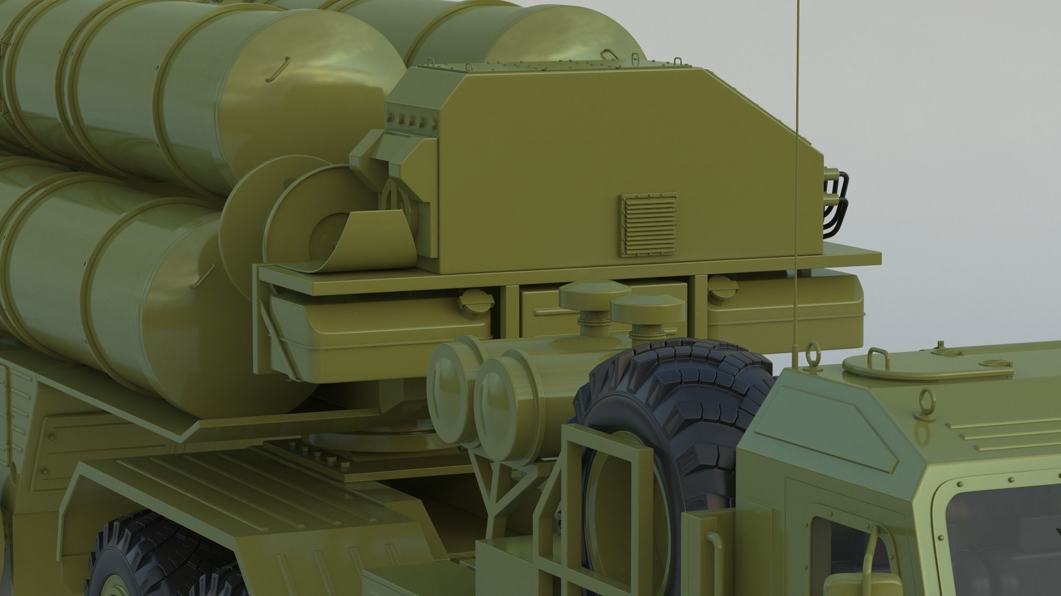 S-400 Missile System S-400 Triumf  SA-21 3D model_19