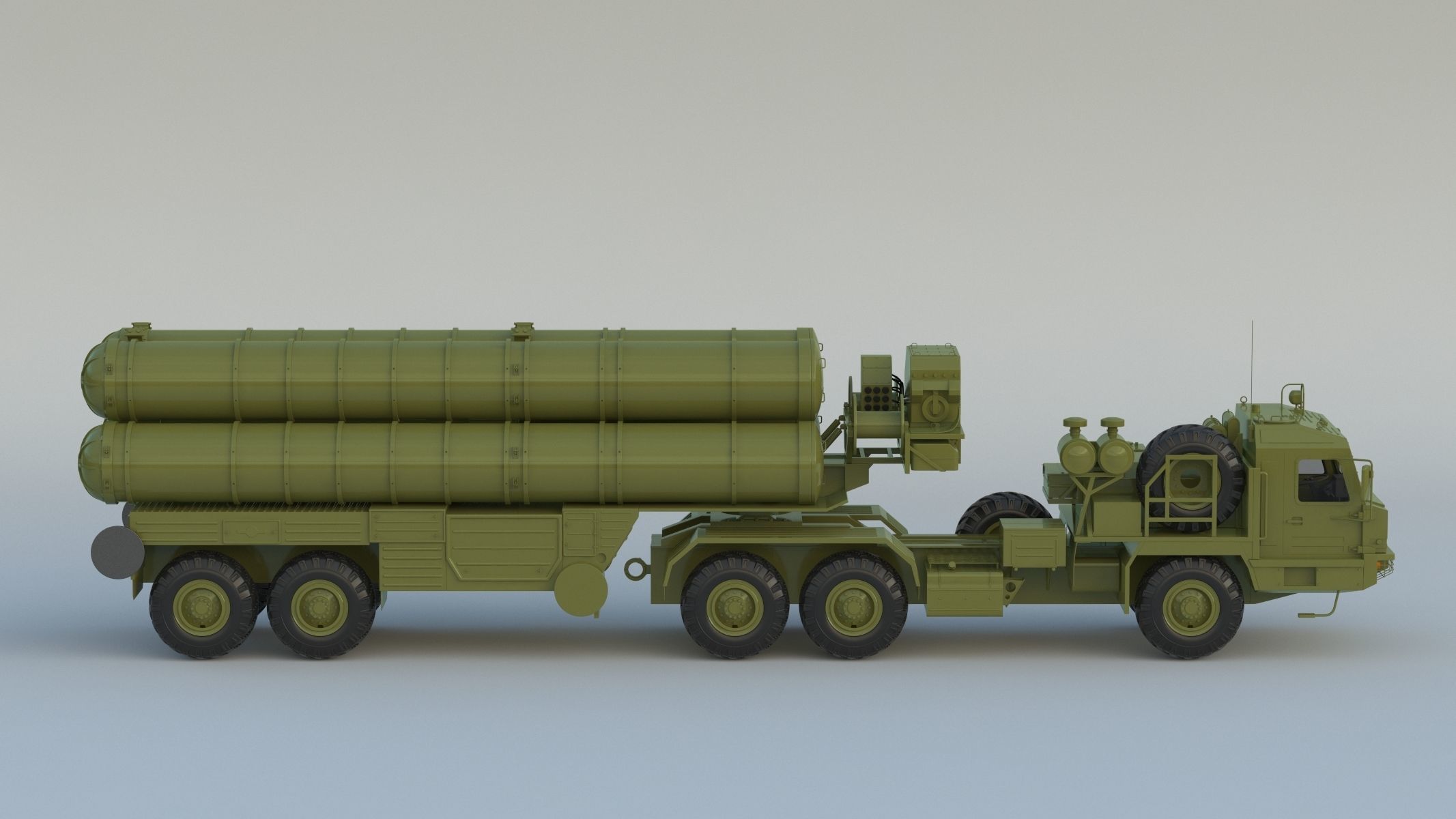 S-400 Missile System S-400 Triumf  SA-21 3D model_7