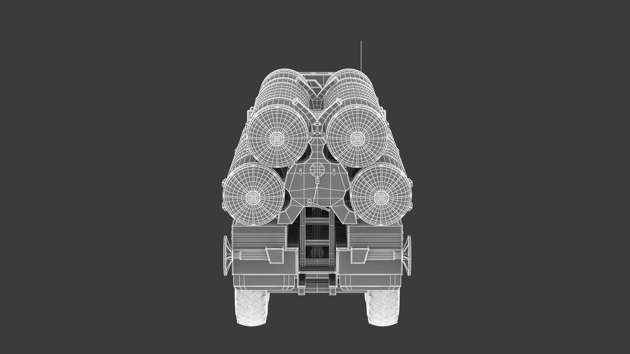 S-400 Missile System S-400 Triumf  SA-21 3D model_25