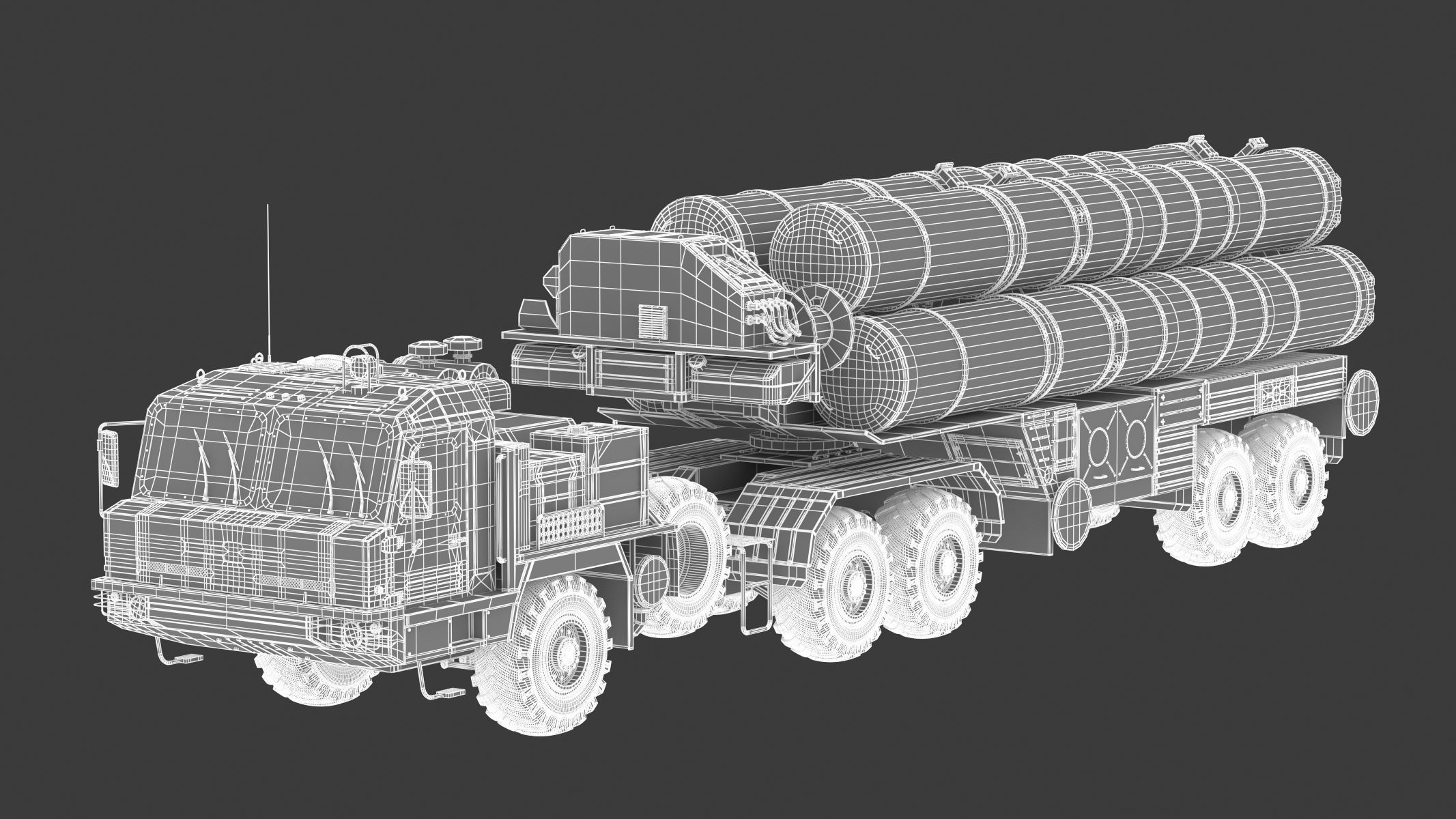 S-400 Missile System S-400 Triumf  SA-21 3D model_22