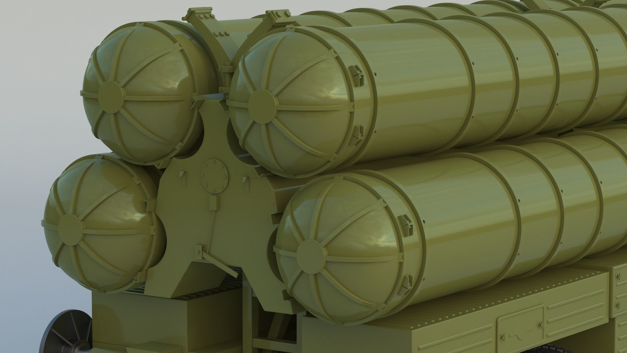 S-400 Missile System S-400 Triumf  SA-21 3D model_15