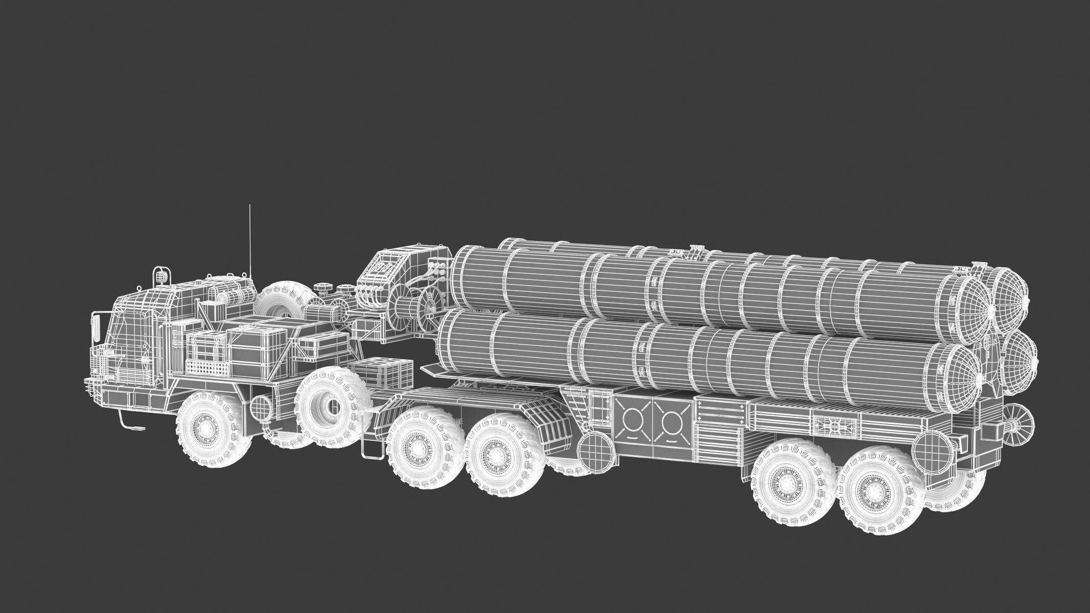S-400 Missile System S-400 Triumf  SA-21 3D model_24