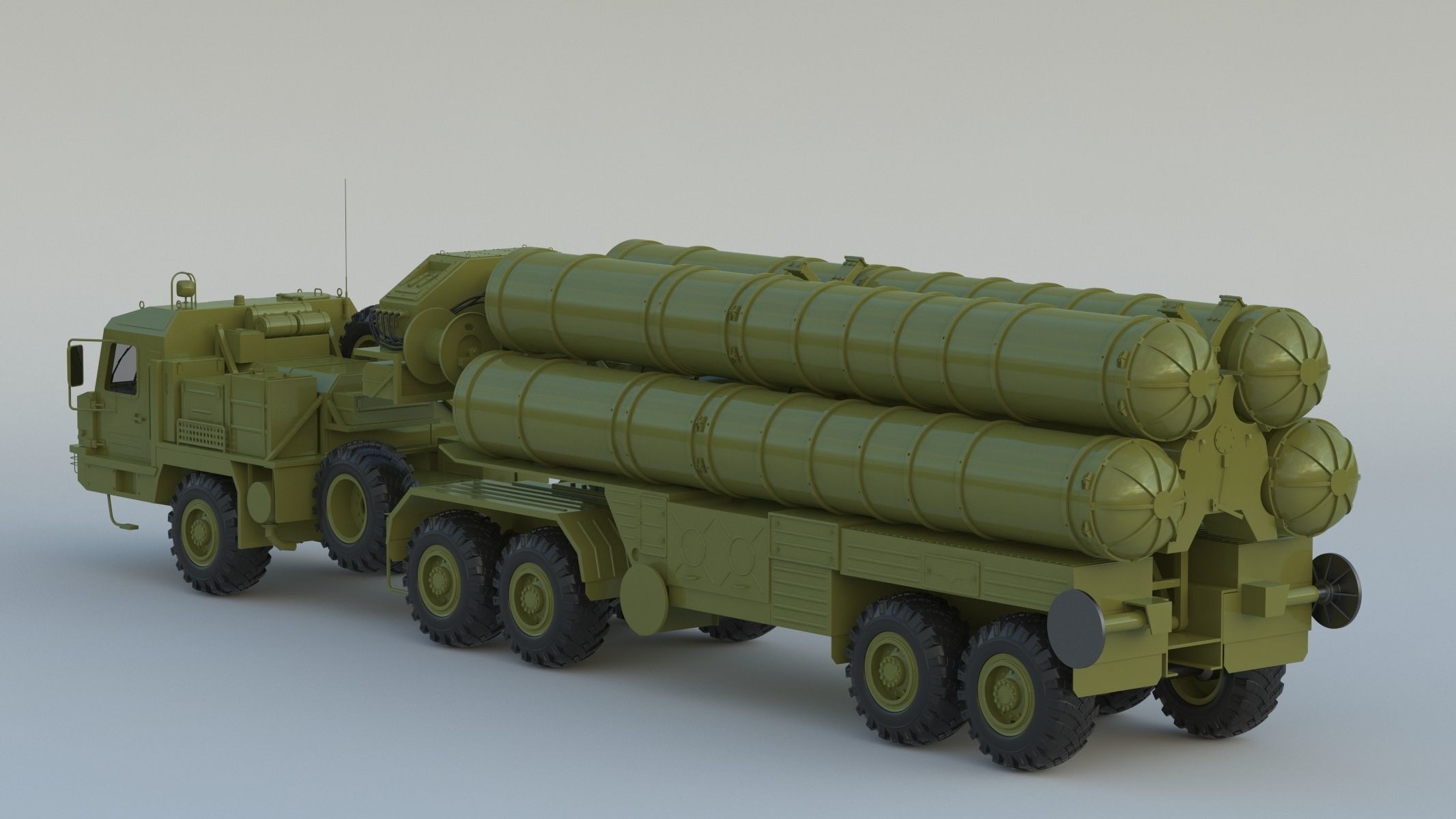 S-400 Missile System S-400 Triumf  SA-21 3D model_4