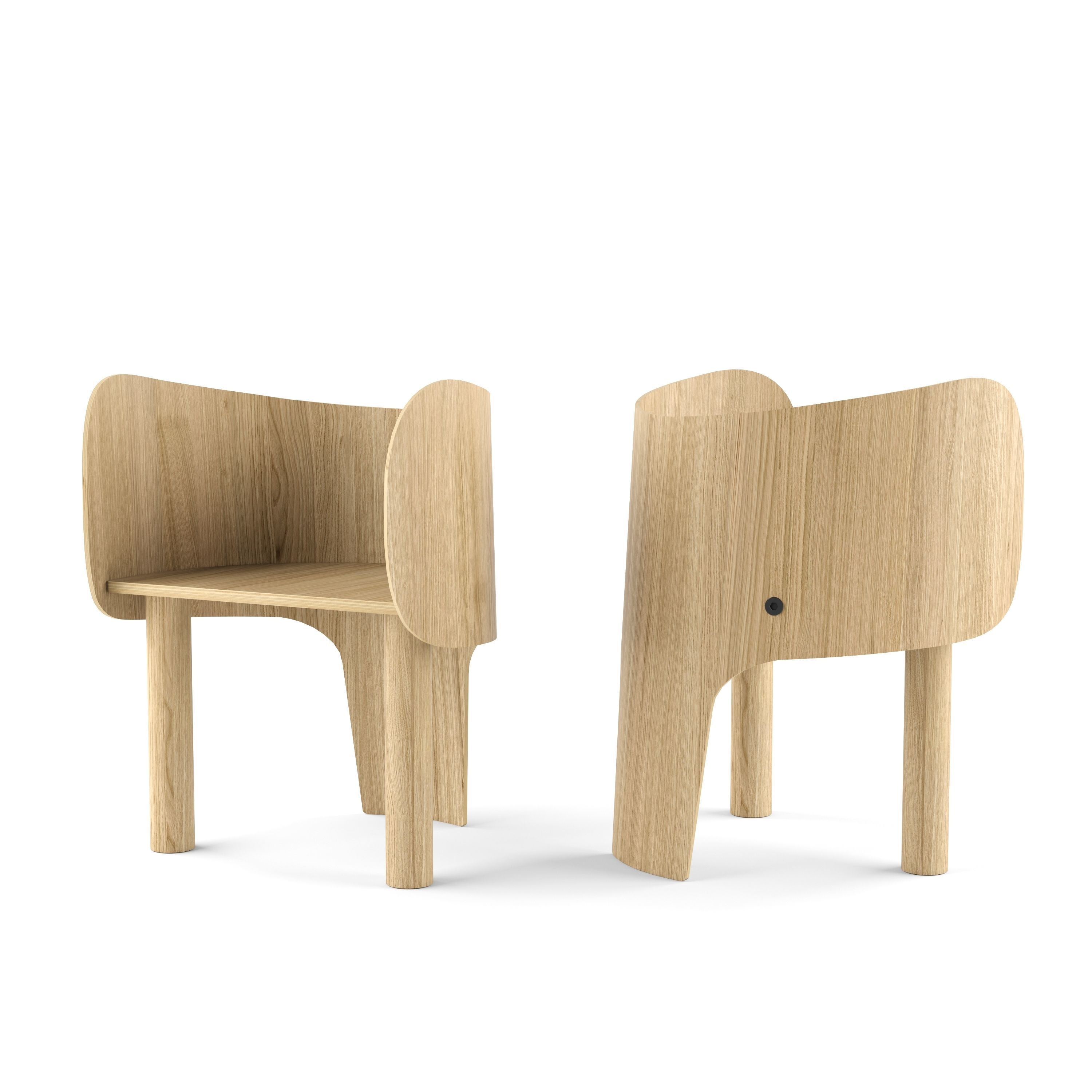 MARC VENOT Elephant Chair and Table 3D model_3