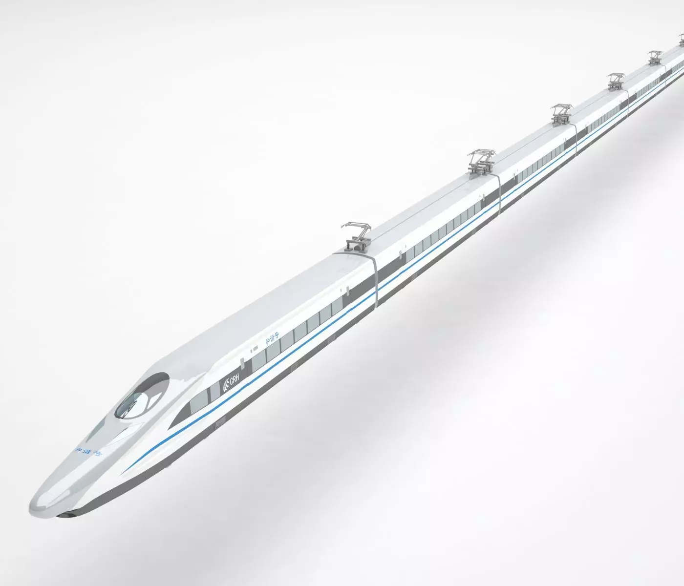 Bullet train 3D model_0