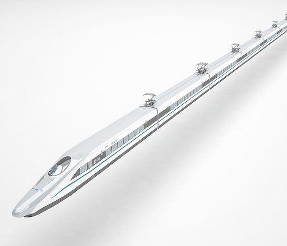Bullet train 3D model