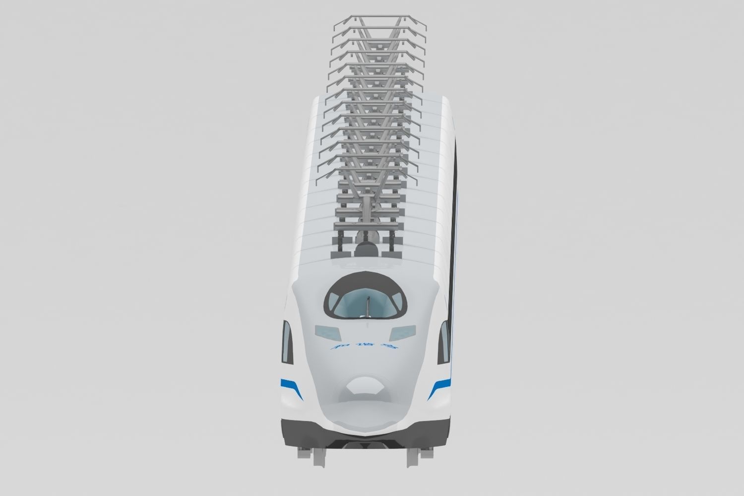 Bullet train 3D model_6
