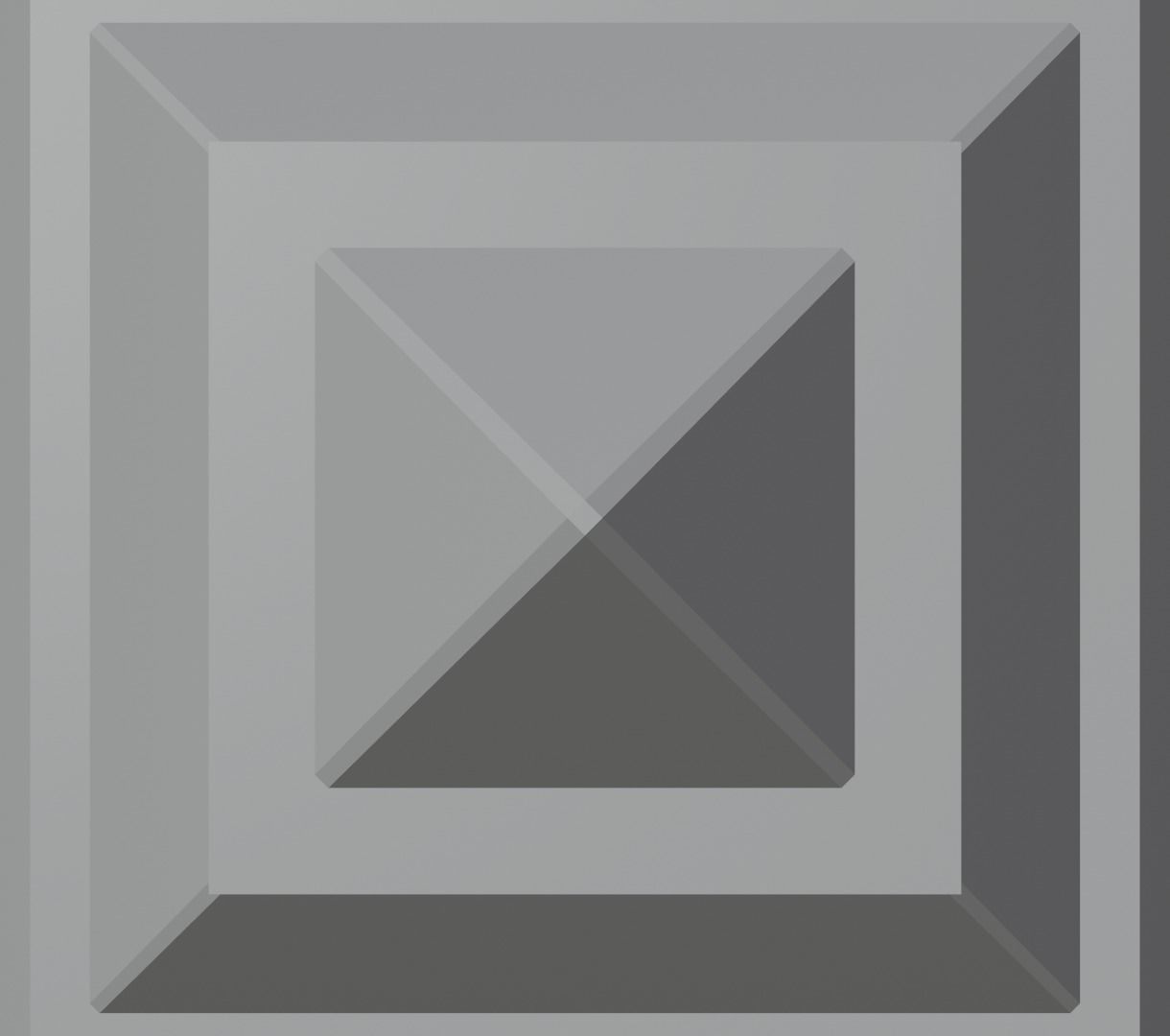 Pyramidal Structure Beveled Low-poly 3D model_15