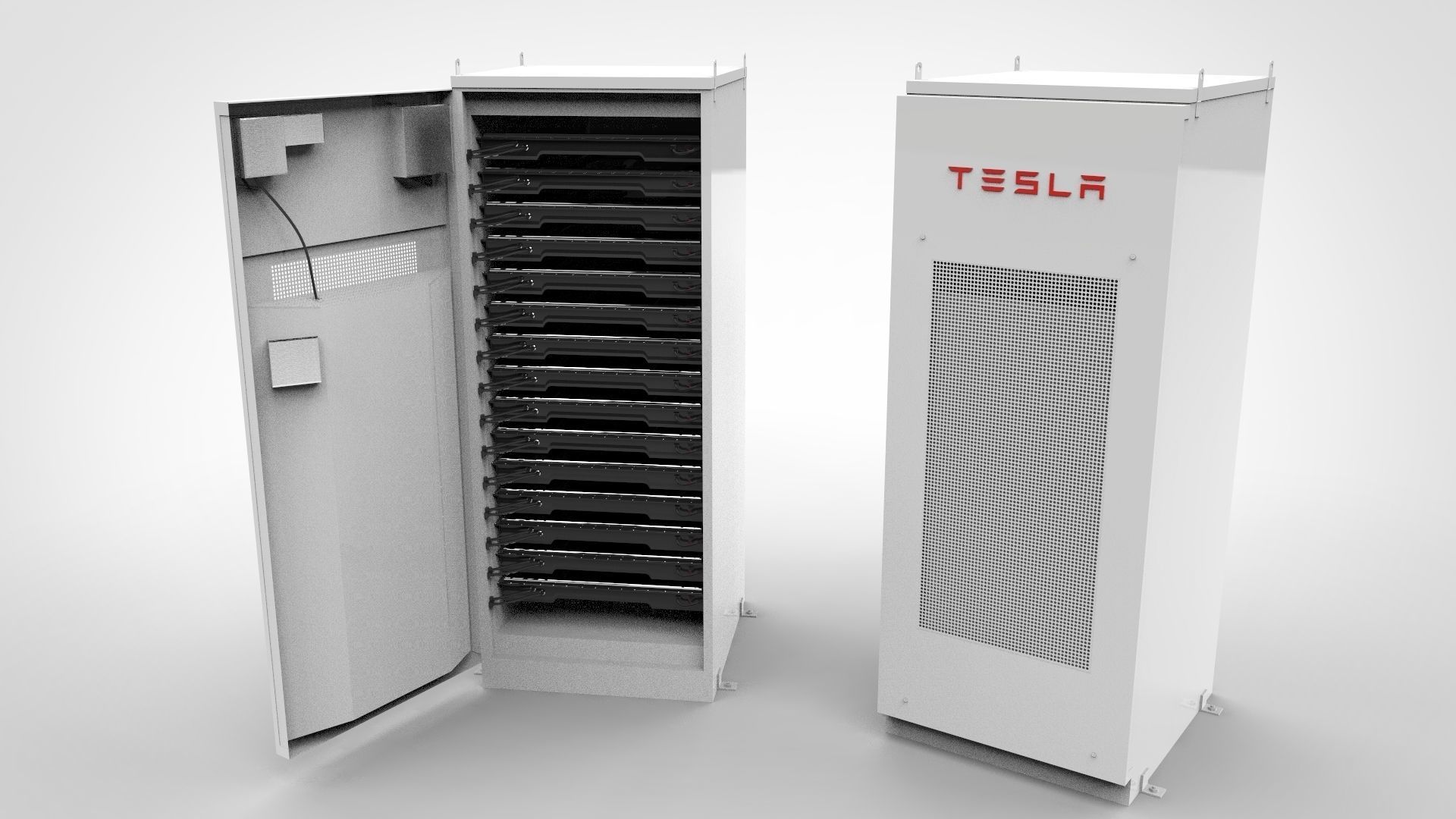 Tesla Powerpack 3D model_9