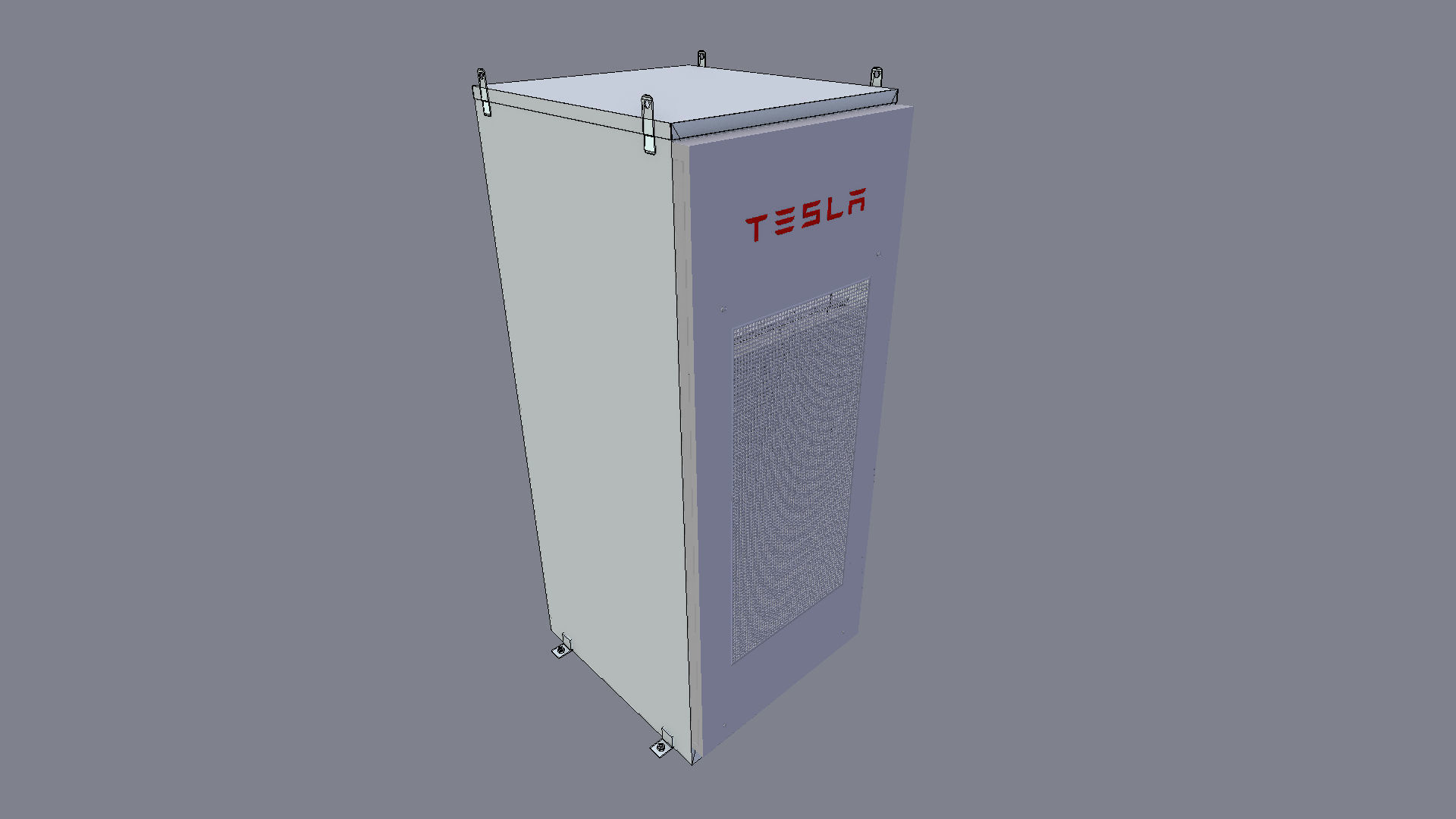 Tesla Powerpack 3D model_19