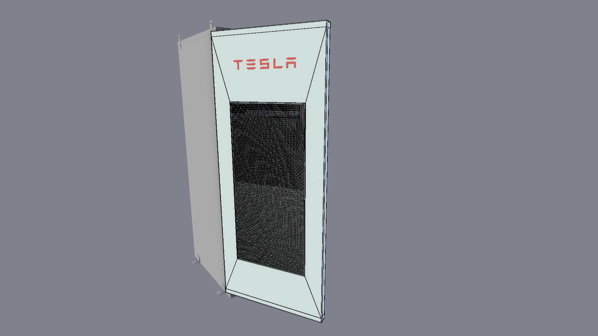 Tesla Powerpack 3D model_13