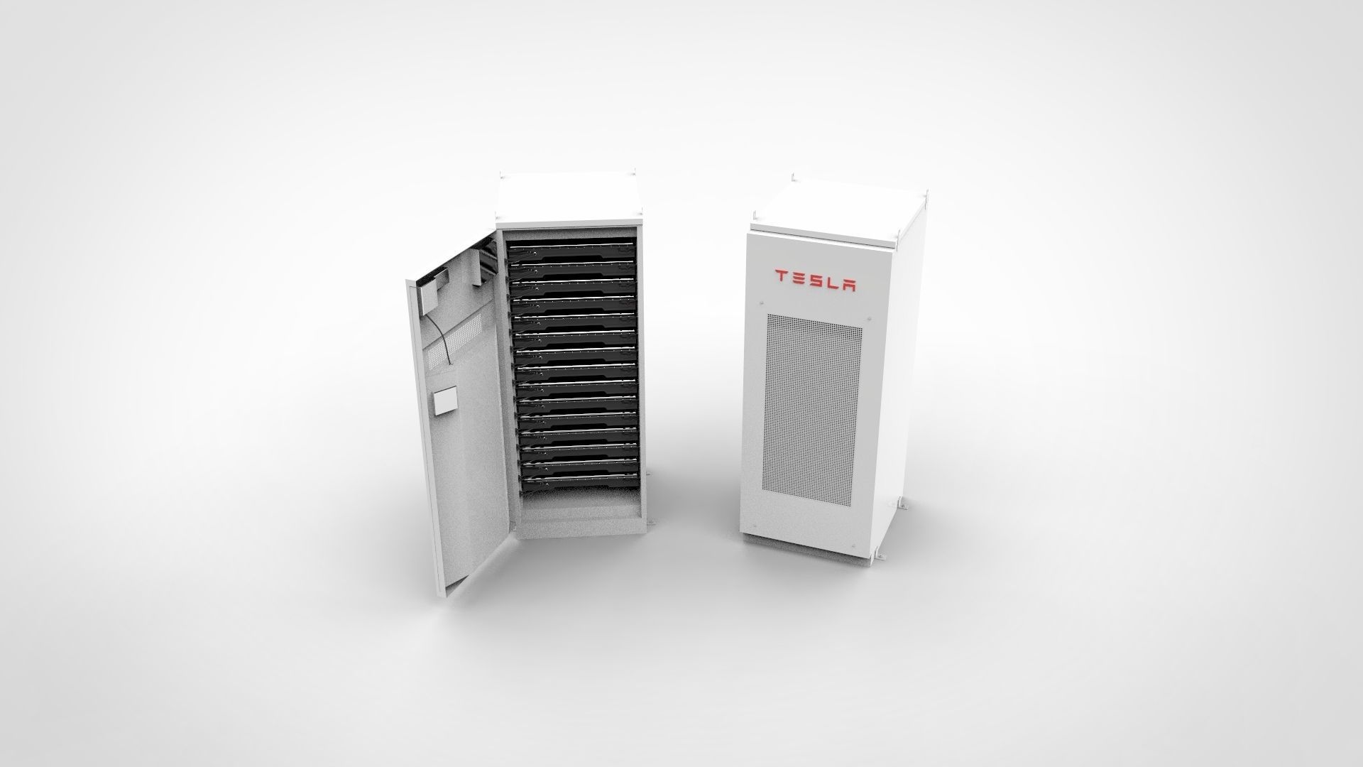 Tesla Powerpack 3D model_7