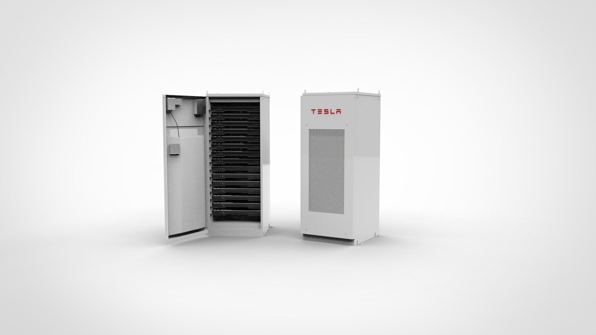 Tesla Powerpack 3D model_3