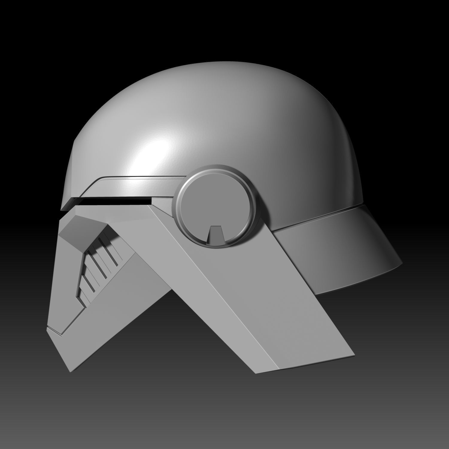 Second Sister Inquisitor Helmet 3D Printable Model 3D print model_1