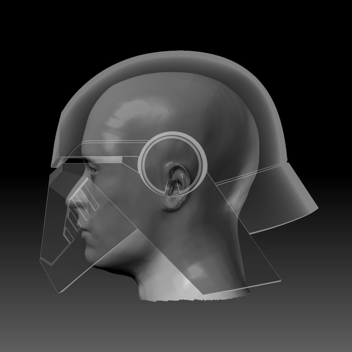 Second Sister Inquisitor Helmet 3D Printable Model 3D print model_3