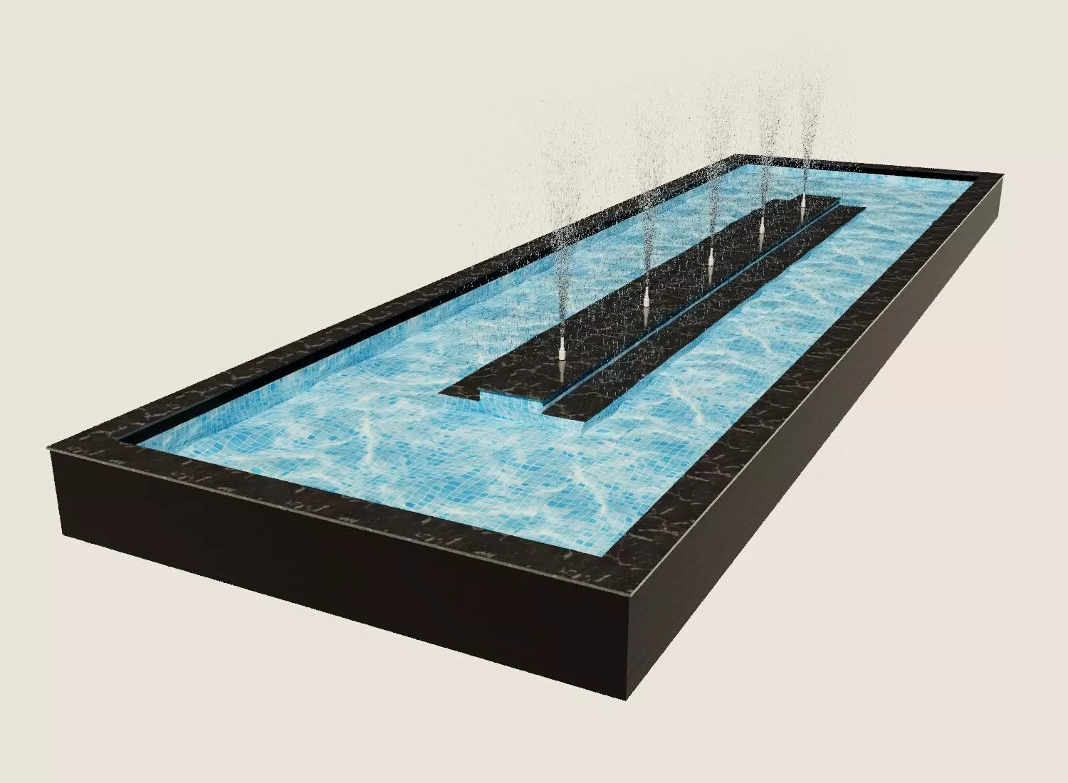 Large Fountain 3D Model Free 3D model_0