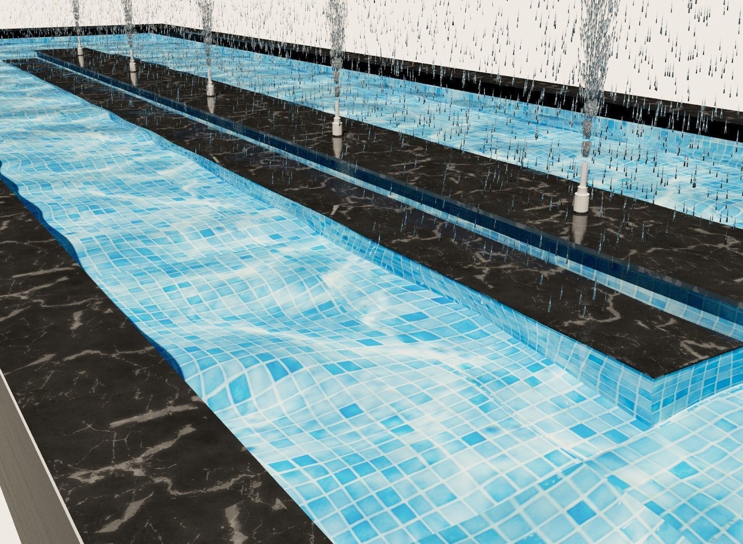 Large Fountain 3D Model Free 3D model_1