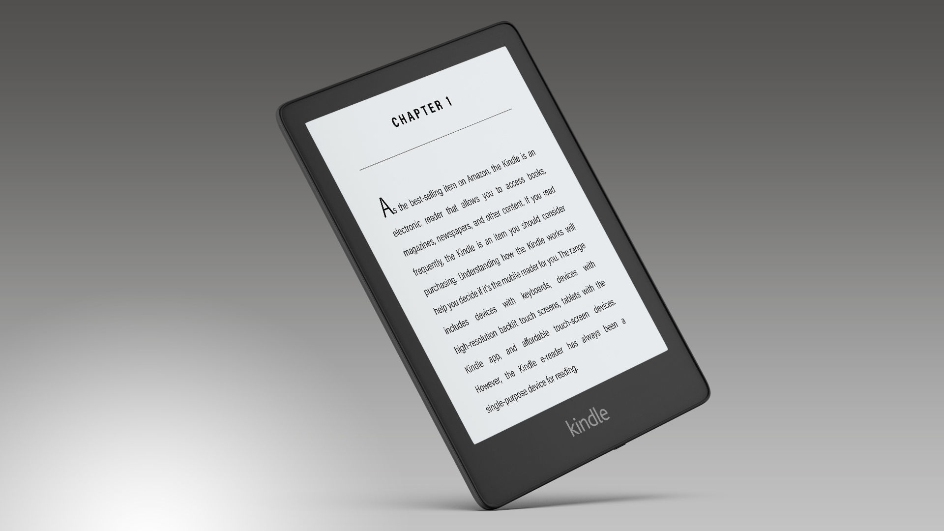 Amazon Kindle Paperback 2021 3D model_9