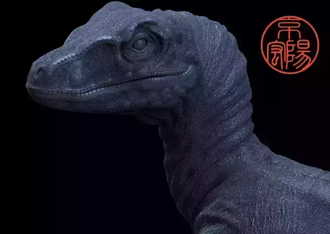 Velociraptor Blue for 3Dprint 3D print model