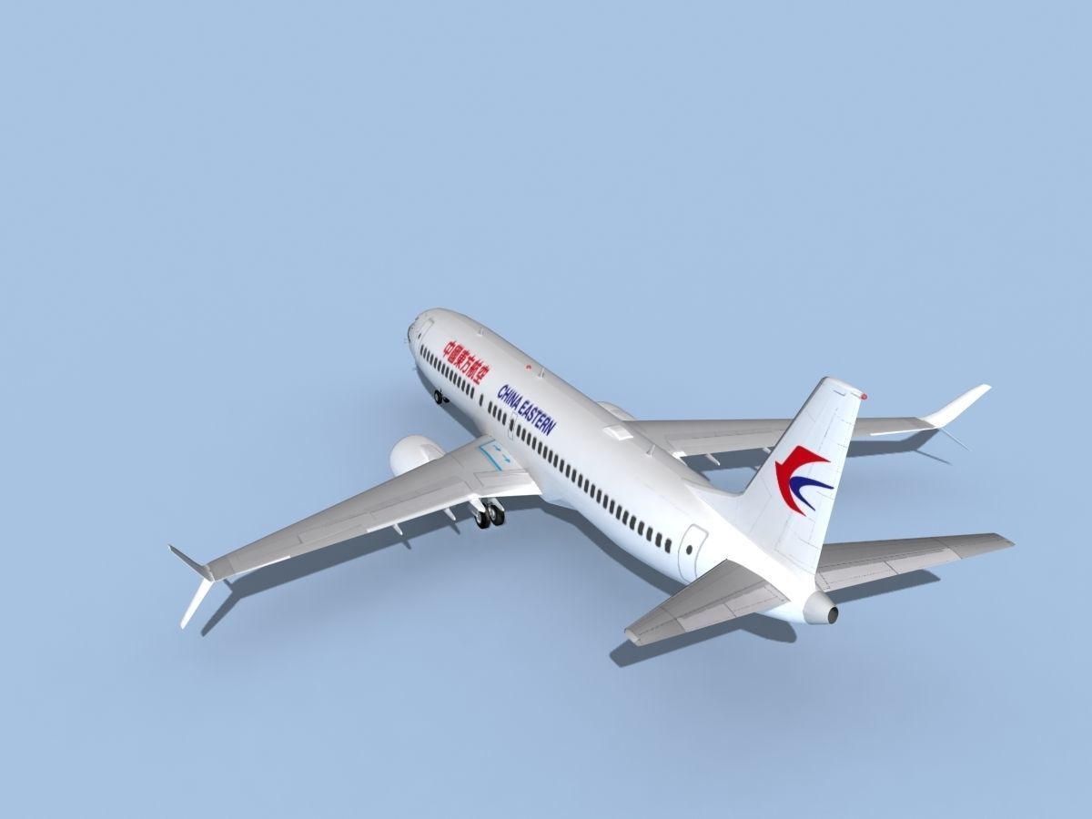 Boeing 737-800 Max China Eastern 3D model_6