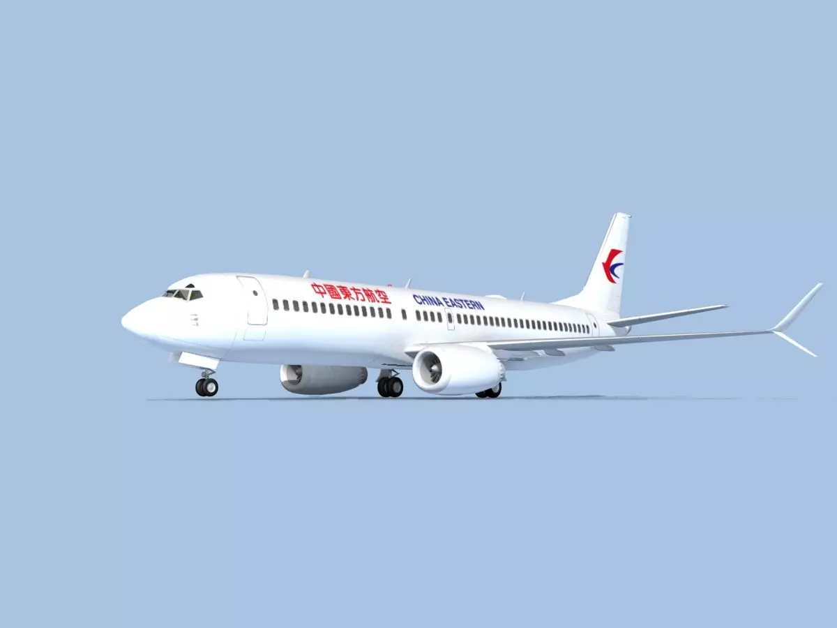 Boeing 737-800 Max China Eastern 3D model_0